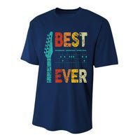 best guitar dad ever chords best dad guitar Performance Sprint T-Shirt