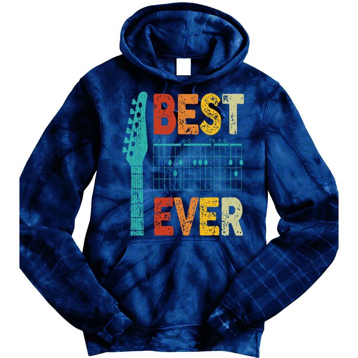 best guitar dad ever chords best dad guitar Tie Dye Hoodie