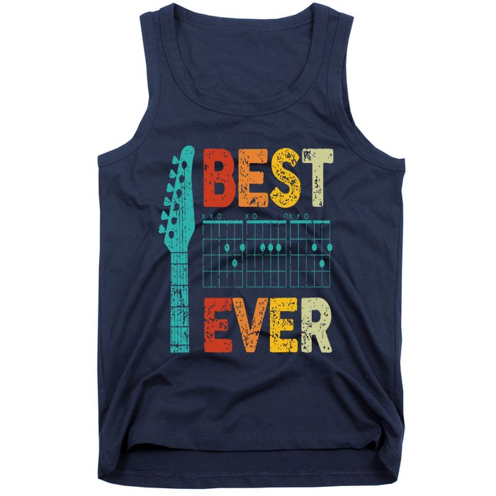 best guitar dad ever chords best dad guitar Tank Top