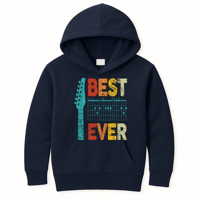 best guitar dad ever chords best dad guitar Kids Hoodie
