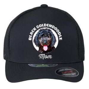 Black Goldendoodle Dog Mom Flexfit Unipanel Trucker Cap