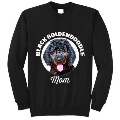 Black Goldendoodle Dog Mom Tall Sweatshirt