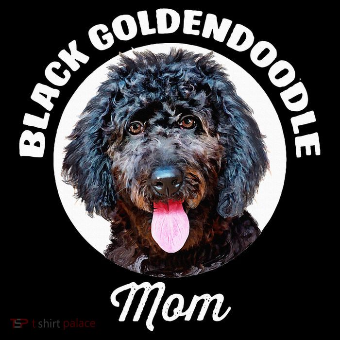 Black Goldendoodle Dog Mom Baby Bodysuit