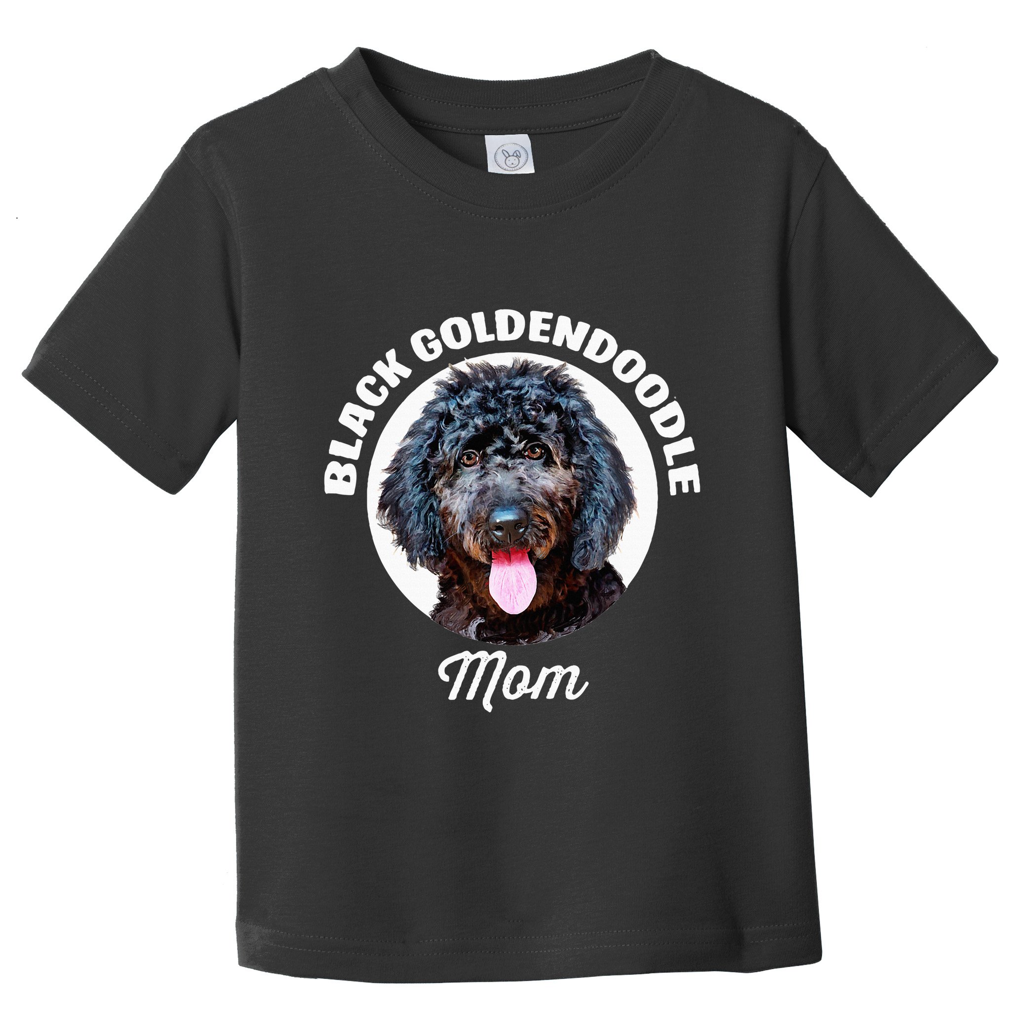Black Goldendoodle Dog Mom Toddler T-Shirt