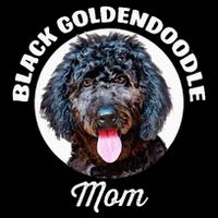 Black Goldendoodle Dog Mom Toddler T-Shirt