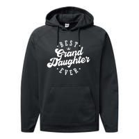 Best Granddaughter Ever Happy Mothers Day Gift Performance Fleece Hoodie