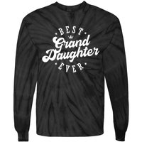 Best Granddaughter Ever Happy Mothers Day Gift Tie-Dye Long Sleeve Shirt