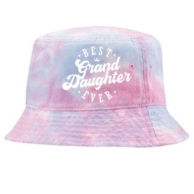 Best Granddaughter Ever Happy Mothers Day Gift Tie-Dyed Bucket Hat