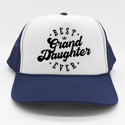 Best Granddaughter Ever Happy Mothers Day Gift Trucker Hat