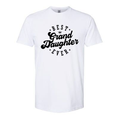 Best Granddaughter Ever Happy Mothers Day Gift Softstyle CVC T-Shirt