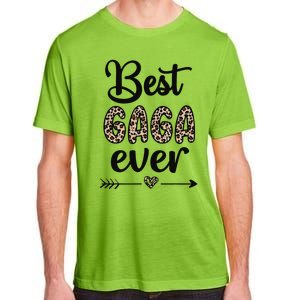 Best Gaga Ever Gaga Grandmother Appreciation Adult ChromaSoft Performance T-Shirt