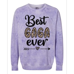 Best Gaga Ever Gaga Grandmother Appreciation Colorblast Crewneck Sweatshirt