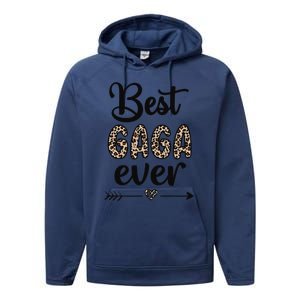 Best Gaga Ever Gaga Grandmother Appreciation Performance Fleece Hoodie