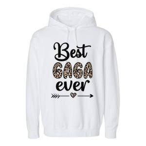 Best Gaga Ever Gaga Grandmother Appreciation Garment-Dyed Fleece Hoodie