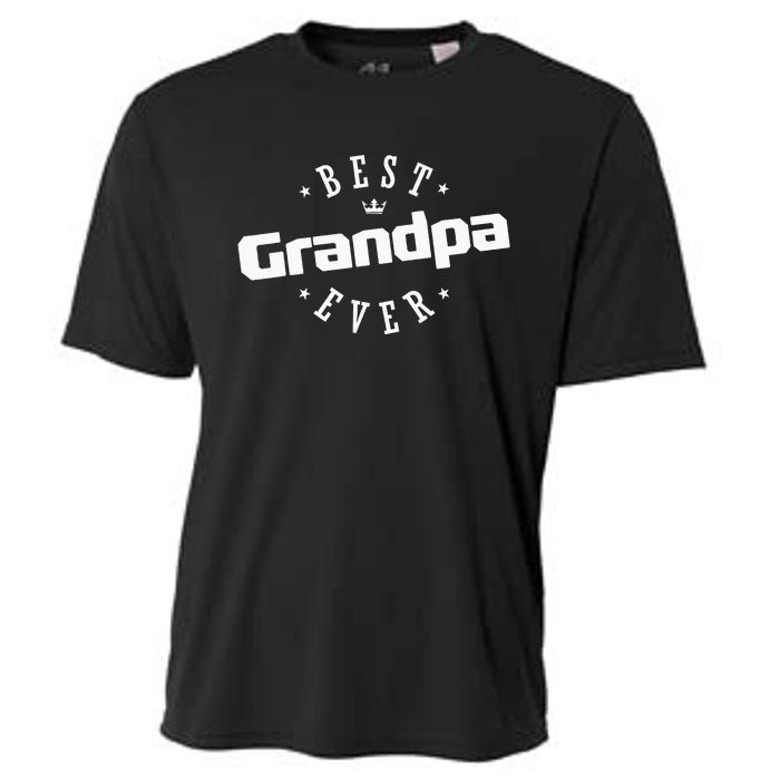 Best Grandpa Ever funny father's day Cooling Performance Crew T-Shirt