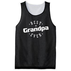 Best Grandpa Ever funny father's day Mesh Reversible Basketball Jersey Tank