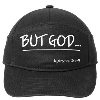 But God Ephesians 2 Christian Jesus Christ Believer 7-Panel Snapback Hat