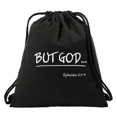 But God Ephesians 2 Christian Jesus Christ Believer Drawstring Bag