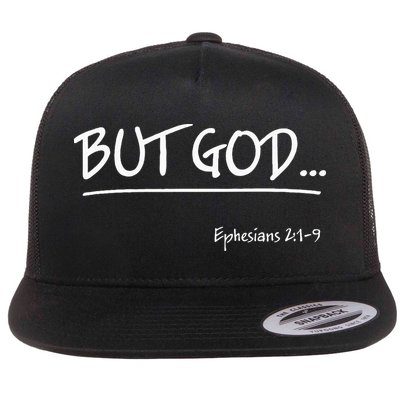 But God Ephesians 2 Christian Jesus Christ Believer Flatbill Hat