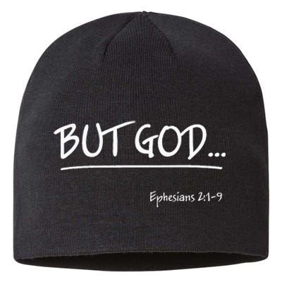 But God Ephesians 2 Christian Jesus Christ Believer Sustainable Beanie