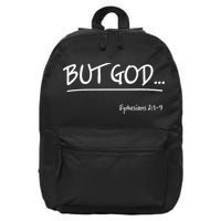 But God Ephesians 2 Christian Jesus Christ Believer 16 in Basic Backpack