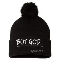 But God Ephesians 2 Christian Jesus Christ Believer Pom Pom 12in Knit Beanie