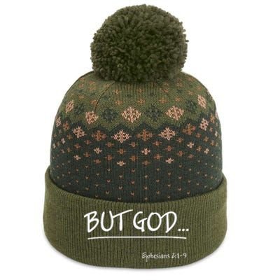 But God Ephesians 2 Christian Jesus Christ Believer The Baniff Cuffed Pom Beanie