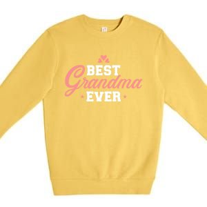 Best Grandma Ever Gift Premium Crewneck Sweatshirt