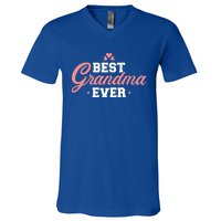 Best Grandma Ever Gift V-Neck T-Shirt