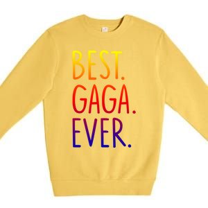 Best Gaga Ever Gift Premium Crewneck Sweatshirt