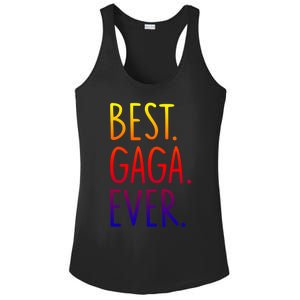 Best Gaga Ever Gift Ladies PosiCharge Competitor Racerback Tank