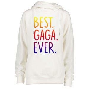 Best Gaga Ever Gift Womens Funnel Neck Pullover Hood