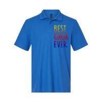 Best Gaga Ever Gift Softstyle Adult Sport Polo