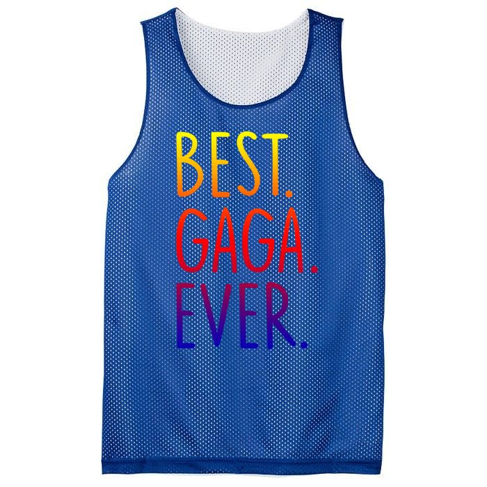 Best Gaga Ever Gift Mesh Reversible Basketball Jersey Tank