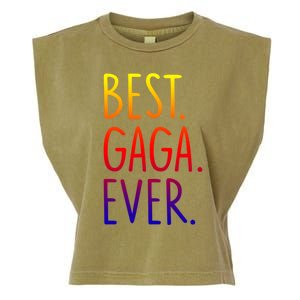 Best Gaga Ever Gift Garment-Dyed Women's Muscle Tee