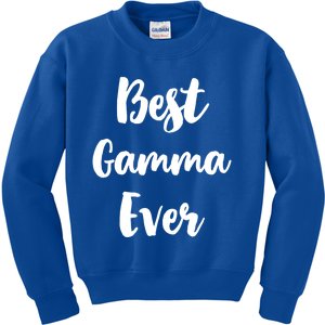 Best Gamma Ever Family Funny Cute Gift Kids Sweatshirt