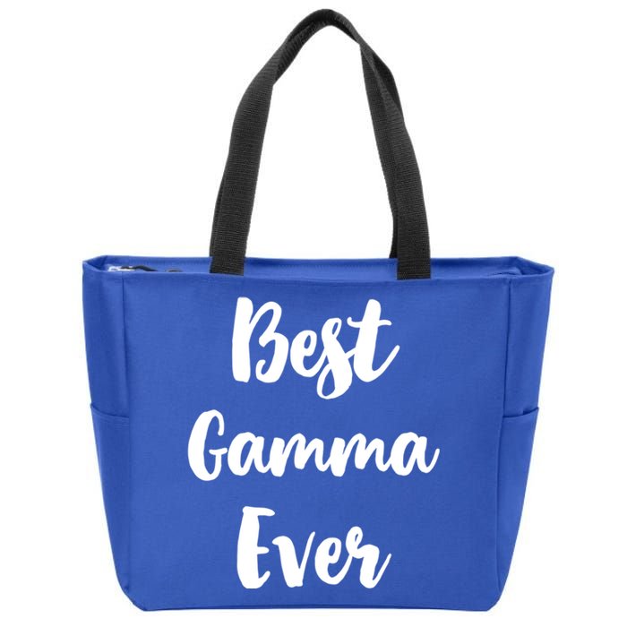 Best Gamma Ever Family Funny Cute Gift Zip Tote Bag