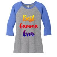 Best Gamma Ever Family Funny Cute Funny Gift Women's Tri-Blend 3/4-Sleeve Raglan Shirt