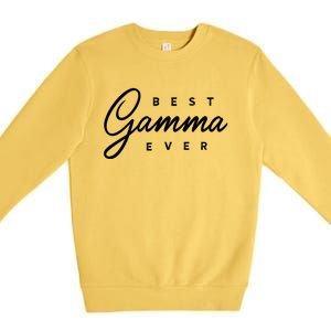 Best Gamma Ever Gift Premium Crewneck Sweatshirt