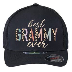 Best Grammy Ever Gifts Leopard Print Mothers Day Flexfit Unipanel Trucker Cap