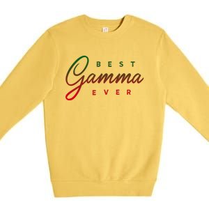 Best Gamma Ever Gift Great Gift Premium Crewneck Sweatshirt