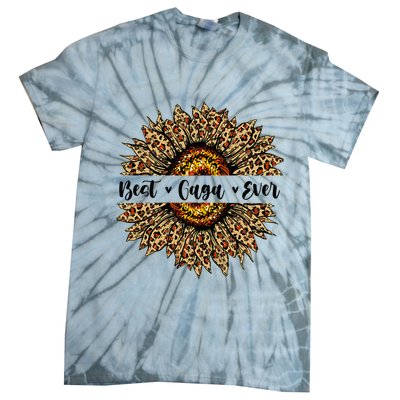 Best Gaga Ever Sunflower Gaga Mothers Day Gifts Tie-Dye T-Shirt