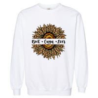 Best Gaga Ever Sunflower Gaga Mothers Day Gifts Garment-Dyed Sweatshirt