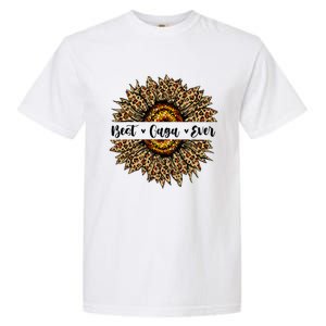 Best Gaga Ever Sunflower Gaga Mothers Day Gifts Garment-Dyed Heavyweight T-Shirt