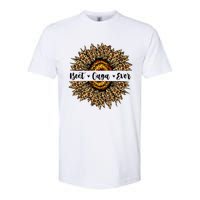 Best Gaga Ever Sunflower Gaga Mothers Day Gifts Softstyle CVC T-Shirt