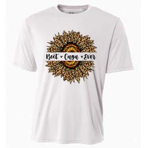 Best Gaga Ever Sunflower Gaga Mothers Day Gifts Cooling Performance Crew T-Shirt