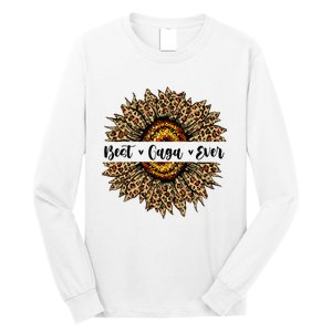 Best Gaga Ever Sunflower Gaga Mothers Day Gifts Long Sleeve Shirt