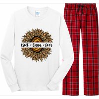 Best Gaga Ever Sunflower Gaga Mothers Day Gifts Long Sleeve Pajama Set