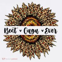 Best Gaga Ever Sunflower Gaga Mothers Day Gifts Flatbill Hat