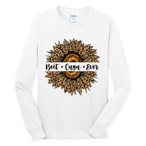 Best Gaga Ever Sunflower Gaga Mothers Day Gifts Tall Long Sleeve T-Shirt